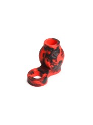 Creature Cocks - Hell Hound Ballstretcher - Rood