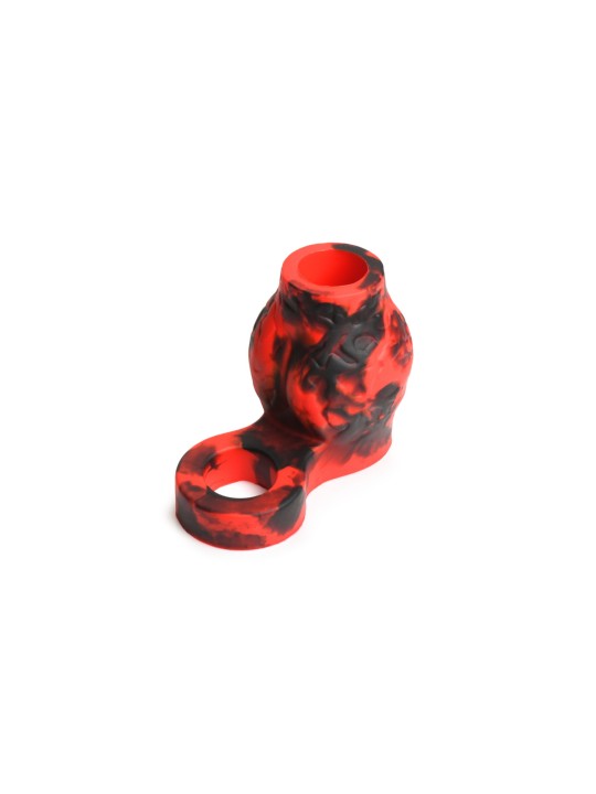 Creature Cocks - Hell Hound Ballstretcher - Rood