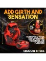 Creature Cocks - Hell Hound Ballstretcher - Rood