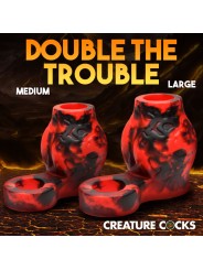 Creature Cocks - Hell Hound Ballstretcher - Rood