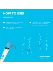 MyMagicWand G-Spot/Prostaat Opzetstuk - Blauw