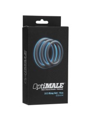 Doc Johnson - OptiMALE 3 C-Ring Set Dun - Grijs