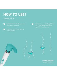 MyMagicWand G-Spot/Prostaat Opzetstuk - Turquoise
