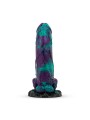 Mythical Mates - Dragonfly Dildo Paars & Groen - 22.6 cm