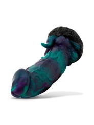 Mythical Mates - Dragonfly Dildo Paars & Groen - 22.6 cm