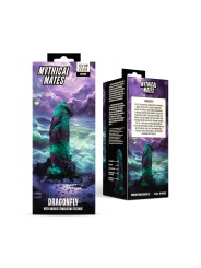 Mythical Mates - Dragonfly Dildo Paars & Groen - 22.6 cm