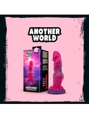 Mythical Mates - Another World Dildo Roze & Paars - 22.4 cm