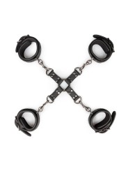 Easytoys Fetish - Hogtie With Hand and Anklecuffs - Black