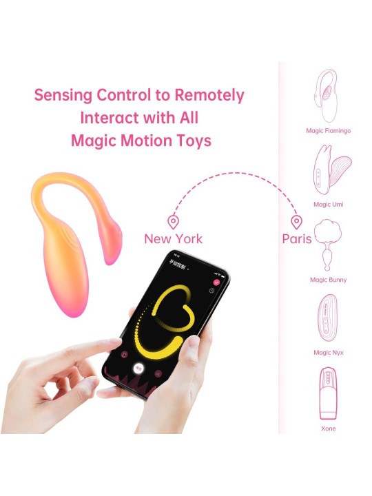 Magic Motion - Flamingo Max Vibrating Egg & Kegel Trainer in One - Orange