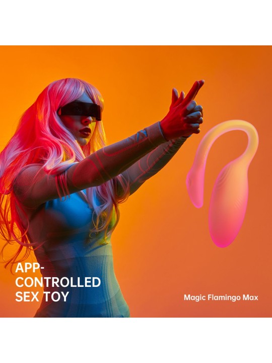 Magic Motion - Flamingo Max Vibrating Egg & Kegel Trainer in One - Orange