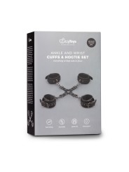 Easytoys Fetish - Hogtie With Hand and Anklecuffs - Black