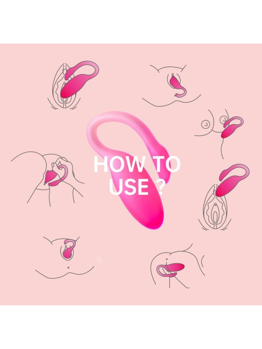 Magic Motion - Flamingo Max Vibrating Egg & Kegel Trainer in One - Pink