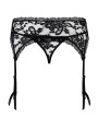 Obsessive - Catia Jarretelgordel & String - Zwart
