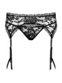 Obsessive - Catia Jarretelgordel & String - Zwart