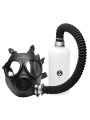 XR Brands - Inhaler Gas Masker Met Fles - Zwart & Wit