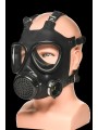 XR Brands - Inhaler Gas Masker Met Fles - Zwart & Wit