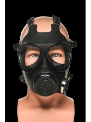 XR Brands - Inhaler Gas Masker Met Fles - Zwart & Wit