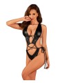 Obsessive - Body with Open Crotch - Black