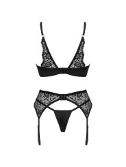 Obsessive - Bellastia 3-delige BH Set - Zwart