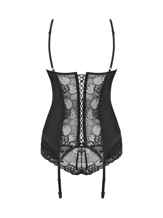 Obsessive - Heartina Jarretel Korset Set