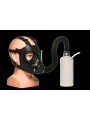 XR Brands - Inhaler Gas Masker Met Fles - Zwart & Wit