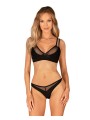 Obsessive - Nesari Tweedelige Set - Zwart