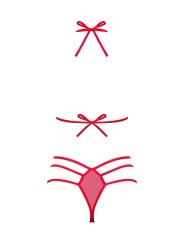 Obsessive - Giftella 2-Delige Set - Rood