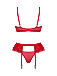 Obsessive - Chilisa Driedelige Set - Rood