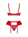 Obsessive - Chilisa Driedelige Set - Rood
