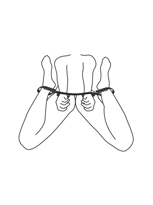 Easytoys Fetish - Bondage Bar - Wrist and Ankle Cuffs