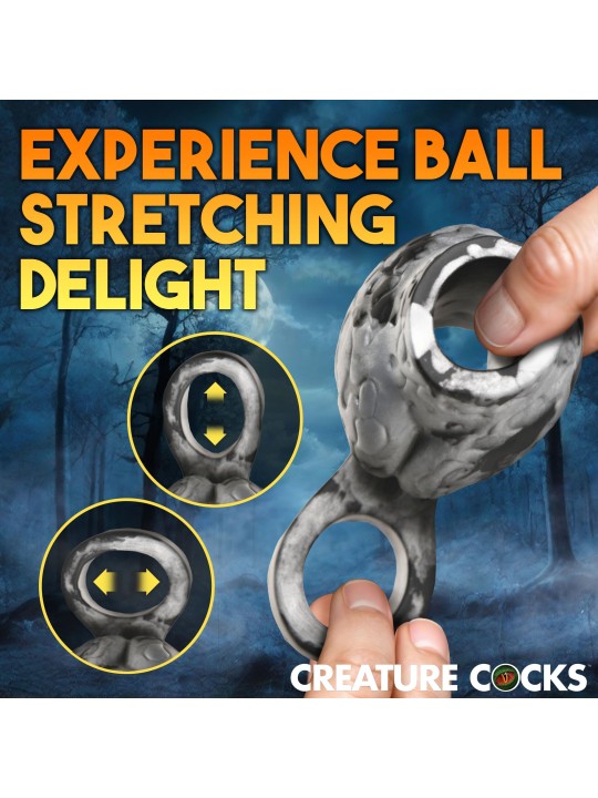 XR Brands - Night Prowler Ball Stretcher - Gray