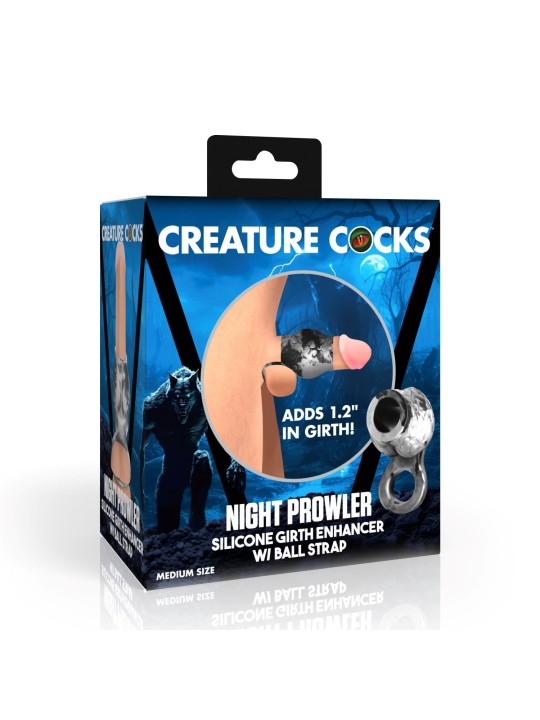 XR Brands - Night Prowler Ball Stretcher - Gray