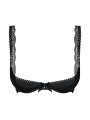 Obsessive - Miamor BH Met Kwart Cups - Zwart