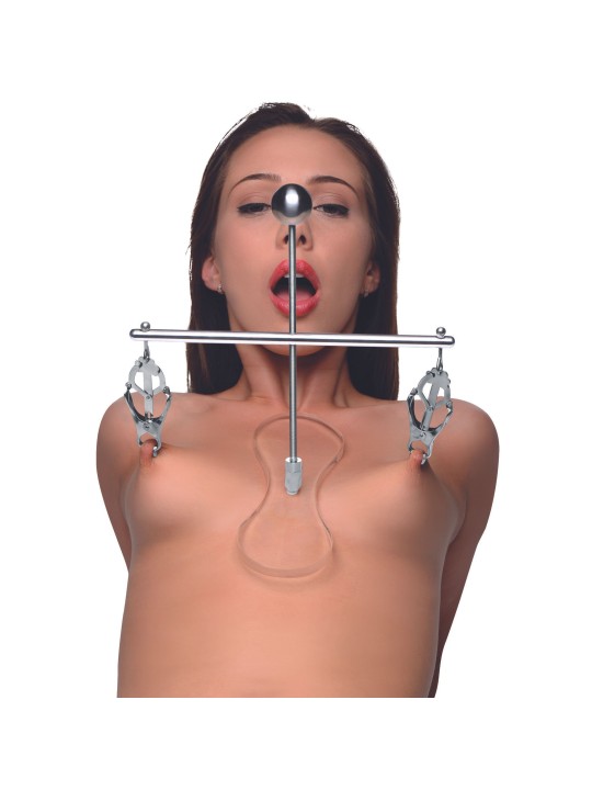 XR Brands - Tower of Pain Nipple Clamps - Silver