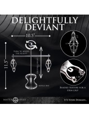 XR Brands - Tower of Pain Nipple Clamps - Silver