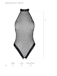 Body Moonlight Met Open Kruisje - Zwart