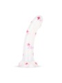 Dildo Collection Flower Power Dildo – Roze Glitterdesign 15 cm