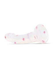 Dildo Collection Flower Power Dildo – Roze Glitterdesign 15 cm