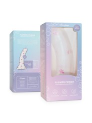 Dildo Collection Flower Power Dildo – Roze Glitterdesign 15 cm