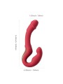 HoneyPlayBox - App-Gestuurde Strapless Koppel Vibrator - Rood