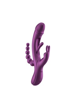 HoneyPlayBox - Trilux Kinky Vinger Rabbit Vibrator - Paars