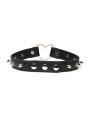 XR Brands - Spiked Heart Choker - Zwart