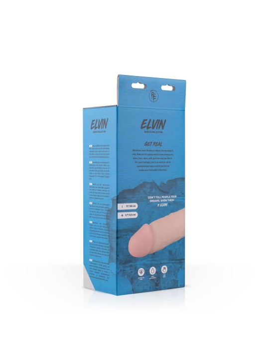 Elvin Realistische Dildo Met Balzak - 27,5 cm