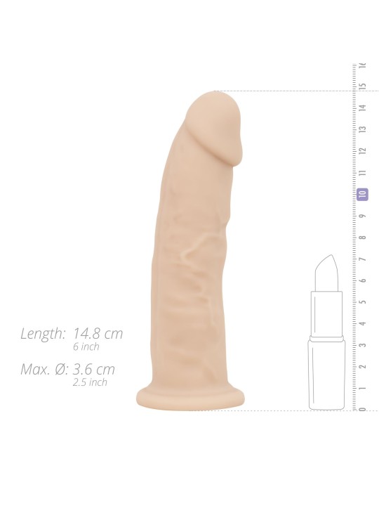 Real Fantasy Deluxe - Harris Realistische Temperatuurgevoelige Dildo - 15 c