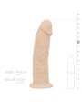 Real Fantasy Deluxe - Harris Realistische Temperatuurgevoelige Dildo - 15 c