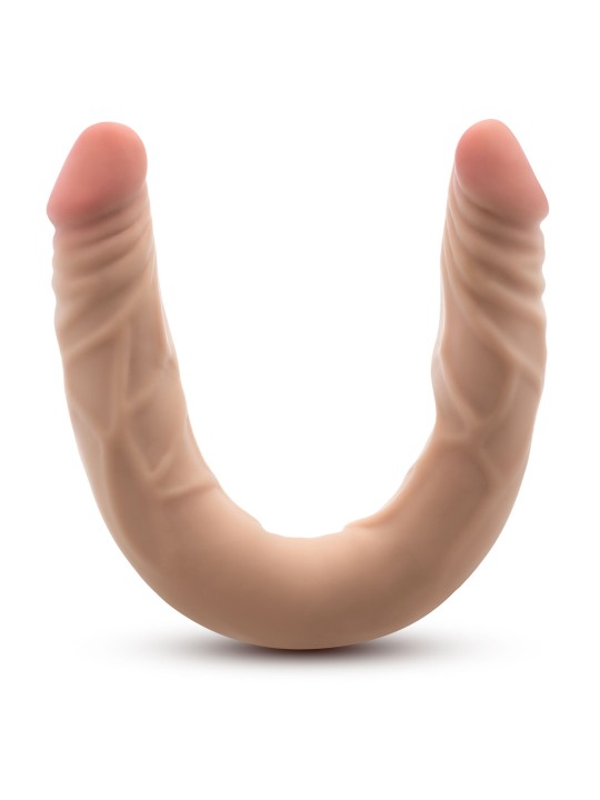 Dr. Skin – Plus 35.5 cm Flexible Double Dildo – Beige