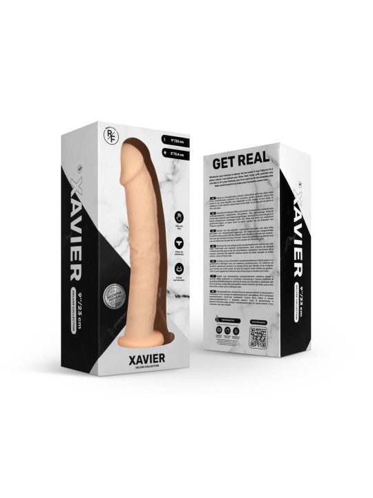 Real Fantasy Deluxe - Xavier Realistische Temperatuurgevoelige Dildo - 23 c