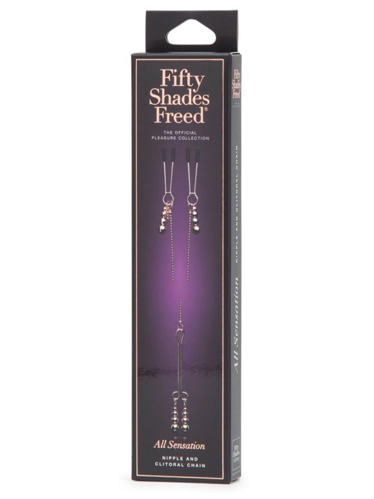 FIFTY SHADES FREED – All Sensation Ketenklemmen – Verstelbaar