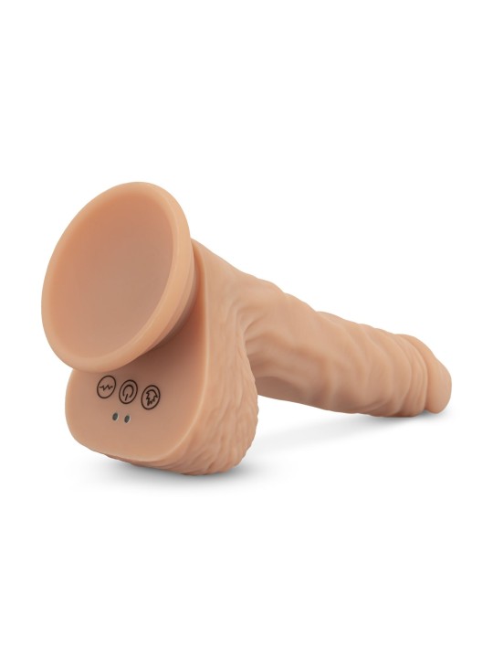 Real Fantasy - Ethan Heating Vibrating Dildo - 19 cm