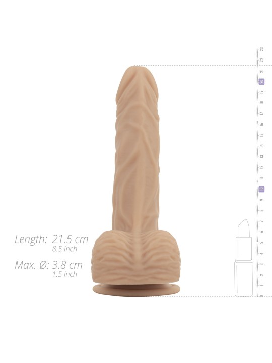 Real Fantasy - Ethan Heating Vibrating Dildo - 19 cm